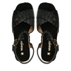 Espadrilles Wrangler Alma Raffia WL31554A Black 062 -Wrangler Promos Boutique espadrilles wrangler alma raffia wl31554a black 062 4