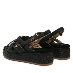 Espadrilles Wrangler Kim Raffia WL31555A Black 062 -Wrangler Promos Boutique espadrilles wrangler kim raffia wl31555a black 062 2
