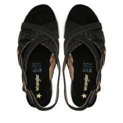 Espadrilles Wrangler Kim Raffia WL31555A Black 062 -Wrangler Promos Boutique espadrilles wrangler kim raffia wl31555a black 062 4