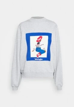 Wrangler Sweatshirt - Light Grey -Wrangler Promos Boutique f2a3a574b3654fad97edaca5a7d26fa4