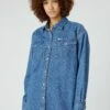 Wrangler Jumbo - Chemisier - Mid Stonewash