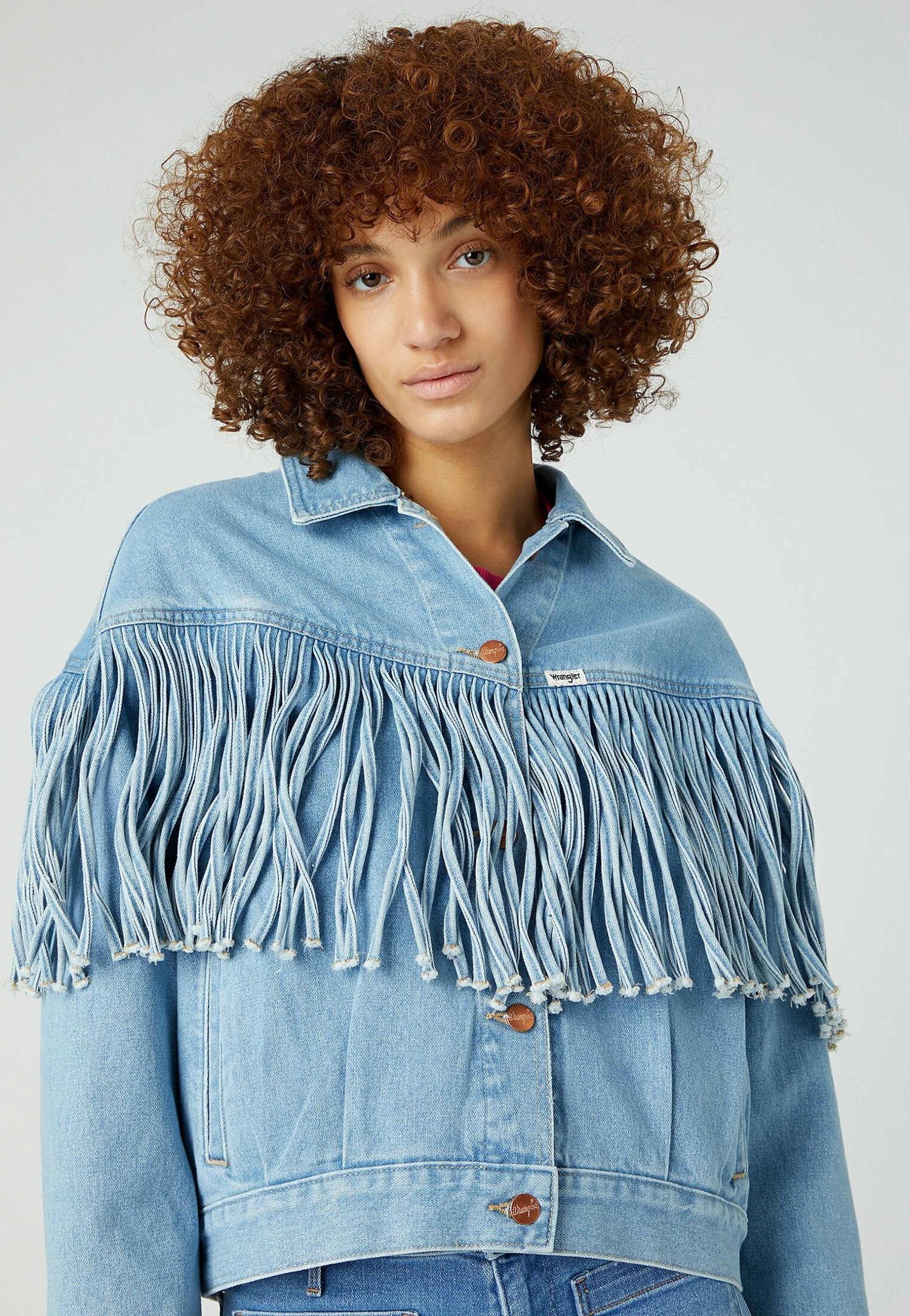 Wrangler Western Fringe - Veste En Jean - Cloud Nine 4 Wrangler Western Fringe - Veste En Jean - Cloud Nine – Image 4