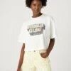 Wrangler Boxy - T-Shirt Imprimé - Worn White