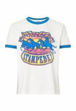 Wrangler Ringer - T-Shirt Imprimé - Worn White -Wrangler Promos Boutique fad38465f5a34baa914c060468ff855a