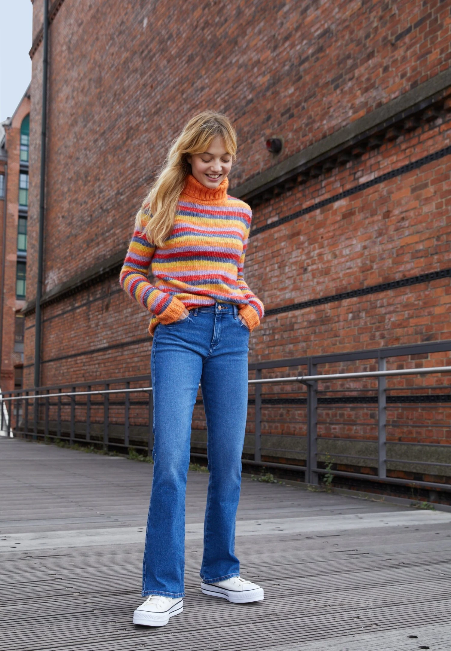 Wrangler Jean Bootcut - Blau 1 Wrangler Jean Bootcut - Blau